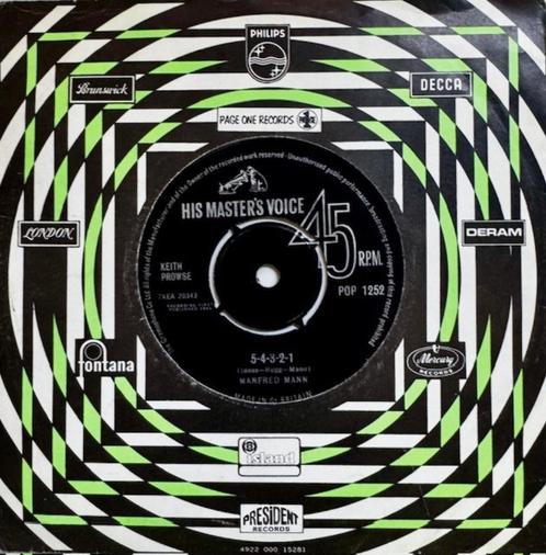 Manfred Mann - 5-4-3-2-1, Cd's en Dvd's, Vinyl Singles, Gebruikt, Single, Pop, 7 inch, Ophalen of Verzenden