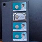 coincard 1/2 gulden wilhelmina 4 stuks, Ophalen of Verzenden, Koningin Wilhelmina, 1 gulden
