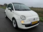 Fiat 500C 0.9 TwinAir Lounge CABRIO /LEER/AIRCO/AUTOMAAT/ 92, Euro 5, 86 pk, Gebruikt, Zwart