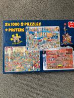 Jan v Haasteren 3x 1000 Lekkage,Gymlokaal, Grand Cafe, Ophalen of Verzenden, 500 t/m 1500 stukjes, Zo goed als nieuw