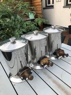 mayonaise potten goudas glorie met bakelieten mondstuk, Verzamelen, Merken en Reclamevoorwerpen, Ophalen