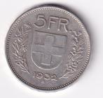 Zwitserland 5 Franc 1932 B Fraai, Postzegels en Munten, Munten | Europa | Niet-Euromunten, Verzenden, Overige landen, Losse munt
