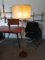 Retro jaren 60 vloerlamp, teak, Ophalen, Huis en Inrichting