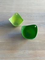 Eierpochering Cups - Groen - 2 stuks, Ophalen of Verzenden, Zo goed als nieuw