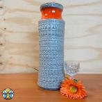 Vintage hoge West Germany vaas Carstens Tönnieshof (70s), Gebruikt, ., Aardewerk of Porselein, Oranje