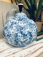 Lampenvoet groot delfts blauw organic papier mache lamp, Huis en Inrichting, Ophalen of Verzenden, Zo goed als nieuw, Nvt, Nvt