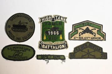US army patch lot tank en mortier embleem amerika armor beschikbaar voor biedingen