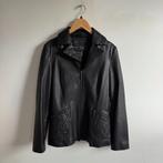 Prachtige Vintage Leren Dames Biker Style Jack maat 40, Maat 38/40 (M), Zwart, Ophalen of Verzenden, Zo goed als nieuw