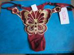 Sexy string met vlinder donker rood (NIEUW), Kleding | Dames, Geen merk, Ophalen of Verzenden, Rood, String