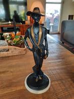 Italiaans beeld op marmeren voet, Antiek en Kunst, Ophalen of Verzenden