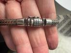 Buddha to buddha zilver armband maat E 19 cm, Ophalen of Verzenden, Zo goed als nieuw, Zilver, Zilver
