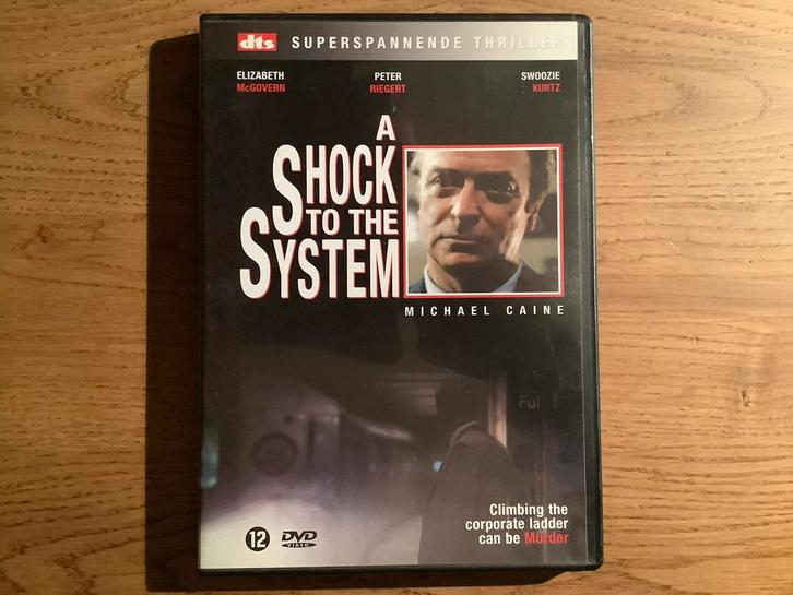 10) A Shock to the System, Michael Caine, Elizabeth McGovern, Cd's en Dvd's, Dvd's | Thrillers en Misdaad, Zo goed als nieuw, Actiethriller