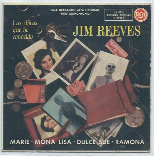 Jim Reeves- Las Chicas Spaanse EP, Cd's en Dvd's, Vinyl Singles, EP, Verzenden