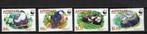 aitutaki 2002 pf wwf serie papegaaien vogel birds parrots, Ophalen of Verzenden, Postfris, Dier of Natuur