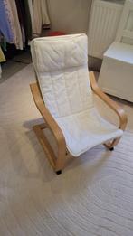 Ikea Poäng stoel voor kinderen, Huis en Inrichting, Fauteuils, Ophalen, Hout, Zo goed als nieuw, 50 tot 75 cm