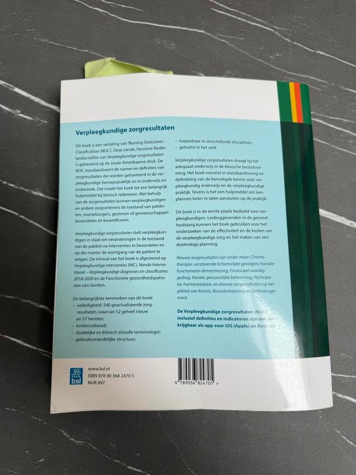 NOC Verpleegkundige Zorgresultaten, Boeken, Studieboeken en Cursussen, Gelezen, HBO, Gamma, Ophalen of Verzenden