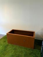 Stalen Plantenbak 130x60x60cm cortenstaal !!!OUTLET!!!, Tuin, Vierkant, Nieuw, Ophalen of Verzenden