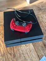 Playstation 4 met rode controller, Ophalen, Gebruikt, Met 1 controller, Original
