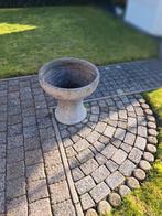 2 Natuurstenen Bloembakken - 60cm, Tuin en Terras, Bloempotten, Ophalen, Steen, Gebruikt, 40 cm of meer