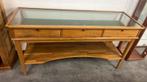 Tafel vitrine, Huis en Inrichting, Ophalen, Gebruikt, 100 tot 150 cm, 25 tot 50 cm