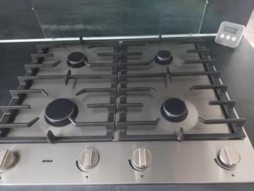  Gaskookplaat ATAG Matrix 60cm RVS type nr. HG6411EBA.  beschikbaar voor biedingen
