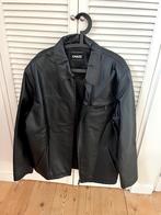 Zwarte leren herenjas XL, Ophalen, Gedragen, Maat 56/58 (XL), Zwart