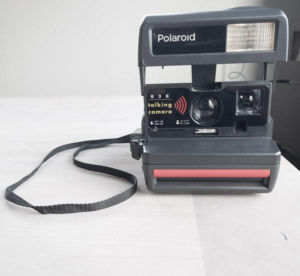 Polaroid 636 Talking Camera (1995), Audio, Tv en Foto, Fotocamera's Analoog, Zo goed als nieuw, Polaroid, Polaroid, Ophalen of Verzenden