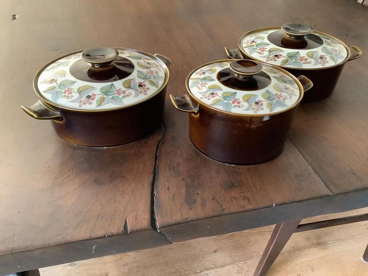 Vintage Italiaanse ovenschalen (Ovenking), Huis en Inrichting, Keuken | Servies, Zo goed als nieuw, Schaal of Schalen, Overige stijlen
