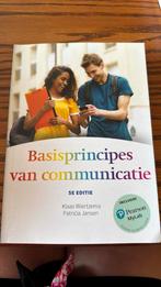 Basisprincipes van communicatie, 5e editie met MyLabNL toega, Ophalen of Verzenden, Zo goed als nieuw, Klaas Wiertzema; Patricia Jansen