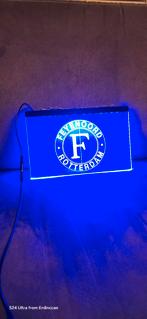 Feyenoord Logo Led Lamp 3020cm, Ophalen, Zo goed als nieuw, Feyenoord, Overige typen
