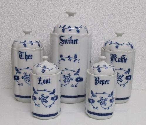 Saks WVL voorraadpotten, Antiek en Kunst, Curiosa en Brocante, Ophalen of Verzenden