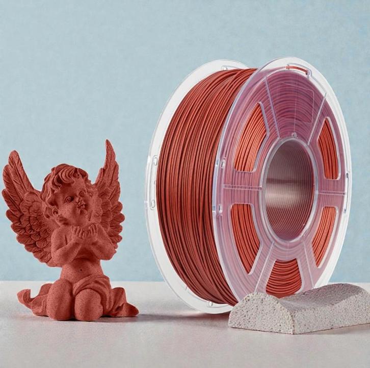 PLA Marble Red Brick filament 3d printer of pen 1.1kg, Computers en Software, 3D-printerbenodigheden, Nieuw, Ophalen of Verzenden