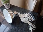 Vintage chromen wand schaarlamp., Huis en Inrichting, Lampen | Wandlampen, Ophalen of Verzenden, Zo goed als nieuw