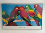 Poster Walasse Ting papegaaien ingelijst 115 x 75 cm, Antiek en Kunst, Ophalen