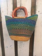 Ghana#kleine u shopper#lederen handvat#uniek#korting, Ophalen of Verzenden, Nieuw
