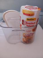 Tupperware beschuitbus, Ophalen of Verzenden, Zo goed als nieuw, Wit, Bus of Trommel