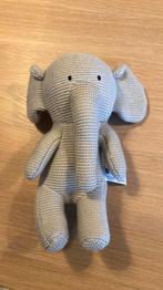 Gehaakte olifantenknuffel, Ophalen of Verzenden, Gebruikt