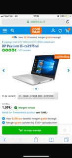 Hp Pavilion 15-cs2975nd, Computers en Software, Windows Laptops, Ophalen, Gebruikt, Met videokaart, 2 tot 3 Ghz