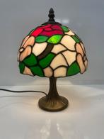 Tiffany tafellamp, Huis en Inrichting, Lampen | Tafellampen, Minder dan 50 cm, Glas, Gebruikt, Ophalen