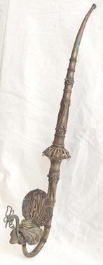 Oosterse Opium pijp Pauw antiek vintage, Verzamelen, Rookartikelen, Aanstekers en Luciferdoosjes, Ophalen of Verzenden, Gebruikt