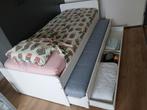 IKEA bed slakt 90x200 eenpersoonsbed + onderbed en opbergers, Huis en Inrichting, Ophalen, 90 cm, Eenpersoons, Wit