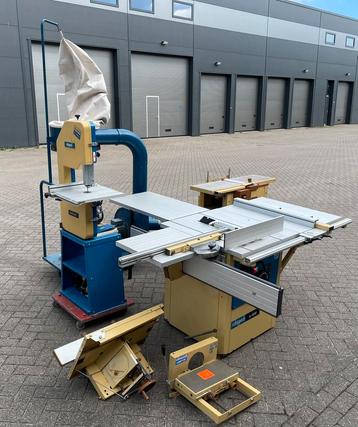 Compleet Scheppach machine park voor timmerlieden  beschikbaar voor biedingen