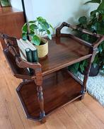 Franse Brocante Sidetable barcart mahonie tafel B & B, Ophalen, Minder dan 50 cm, Gebruikt, Minder dan 50 cm
