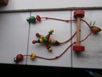 Babyspeelgoed hout clown voor boven box wieg mobiel bellen, Kinderen en Baby's, Ophalen of Verzenden, Gebruikt, Mobiel, Met geluid