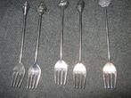 Verzilverde schelpenvorkjes en lepels, Ophalen of Verzenden, Zo goed als nieuw, Zilver, Los bestek
