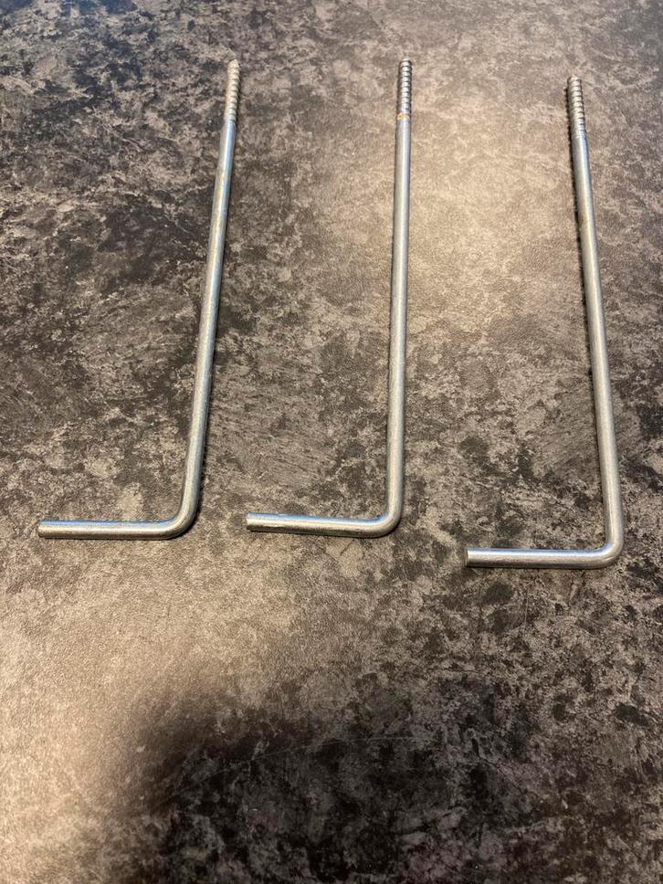 Kozijnankers/haken, Doe-het-zelf en Verbouw, IJzerwaren en Bevestigingsmiddelen, Zo goed als nieuw, Overige typen, 100 tot 250 mm