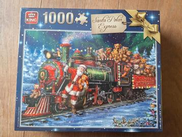 nieuw puzzel kerst thema 1000 stukjes nog in folie