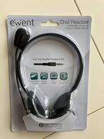 Nieuw!! Ewent ew3567 koptelefoon met microfoon, Ophalen, Nieuw, Ewent