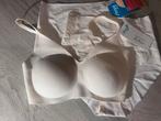 Nieuwe S Sloggi ‘nude’ boxers Zero feel H maxi en bralette, Sloggi, Ophalen of Verzenden, Beige, Setje