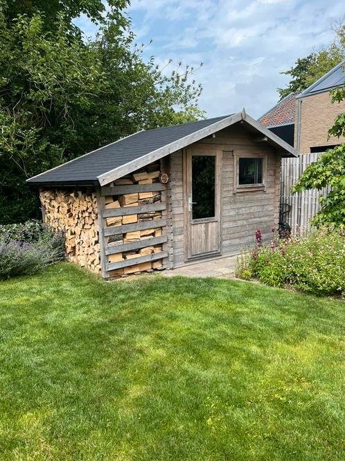 Blokhut Lars, Tuin en Terras, Tuinhuizen, Zo goed als nieuw, Blokhut, Hout, 200 tot 400 cm, Ophalen